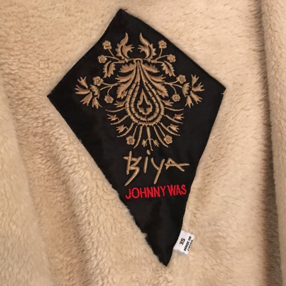 Johnny Was Biya XS Sherpa Fleece Hooded Jacket NWOT - Picture 3 of 9